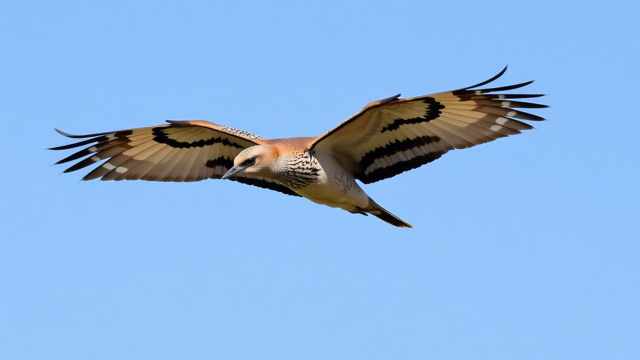 Hoopoe in flight